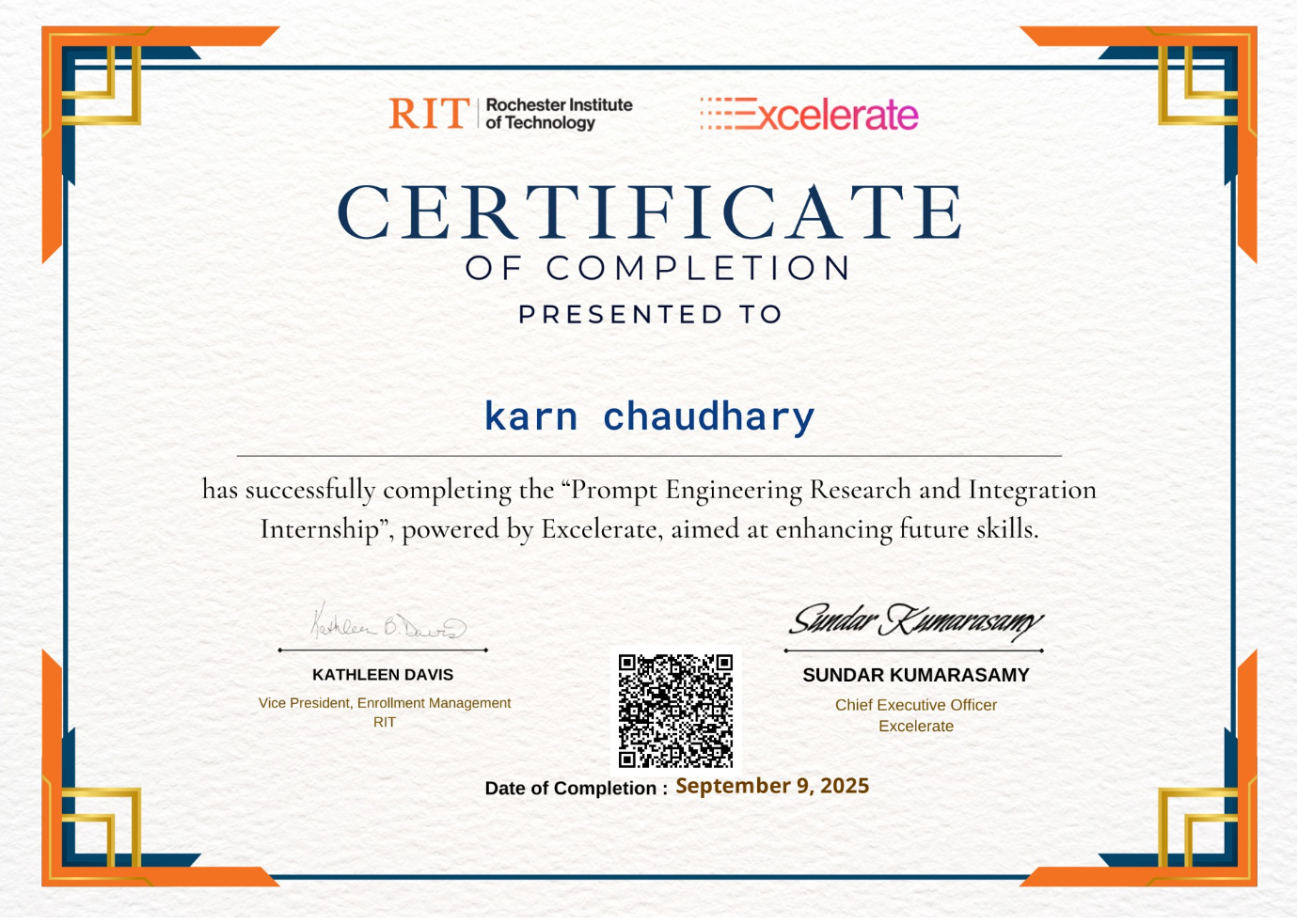 Prompt Engineer Certificate